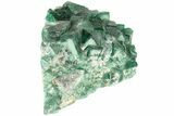 Green, Fluorescent, Cubic Fluorite Crystals - Madagascar #210461-3